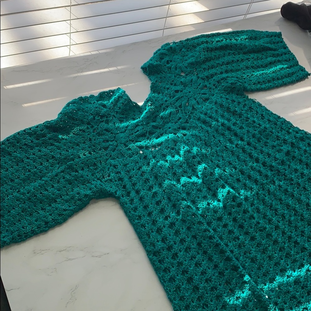 Homemade sewed blouse